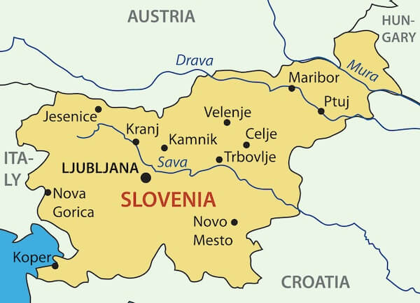 slovenia map