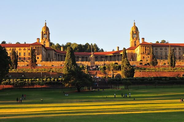Union Buildings in Pretoria - which is one of South Africa's capital cities