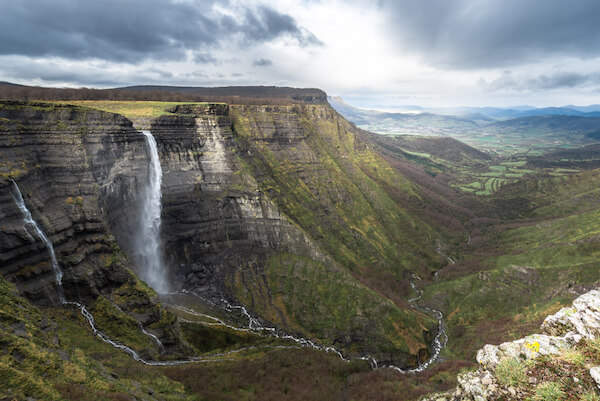 spain nervion waterfall spain nervion waterfall