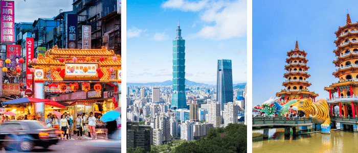 Taiwan impressions: Taipei night market, Taipei skyline and Dragon and Tiger Pagoda taiwan header: Taiwan impressions: Taipei night market, Taipei skyline and Dragon and Tiger Pagoda