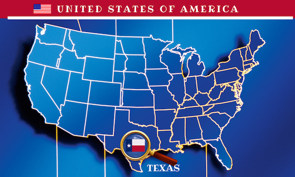 texas map usa