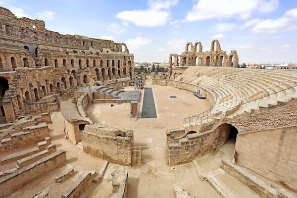 El Djem Amphitheatre in Tunisia