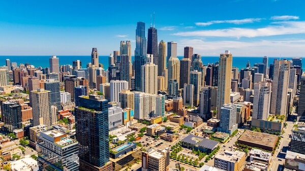 usa chicago skyline