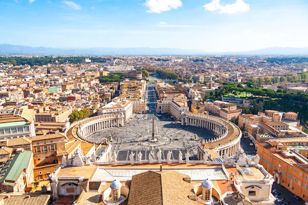 vatican city view cupola