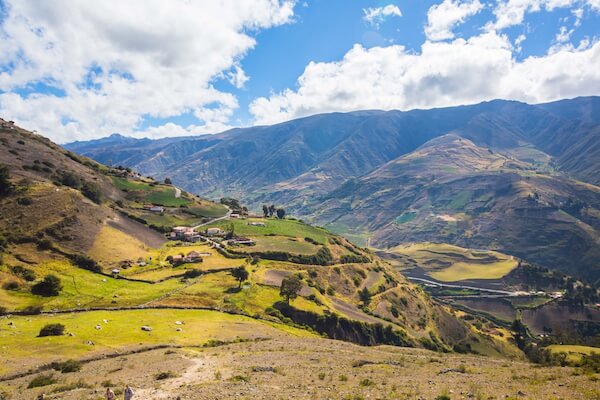 Merida mountainscape in northwestern Venezuela