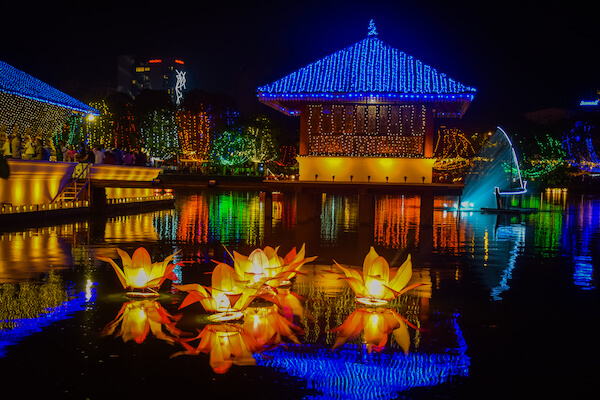 vesak day gangarama temple