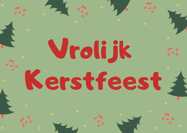Merry christmas in dutch discount