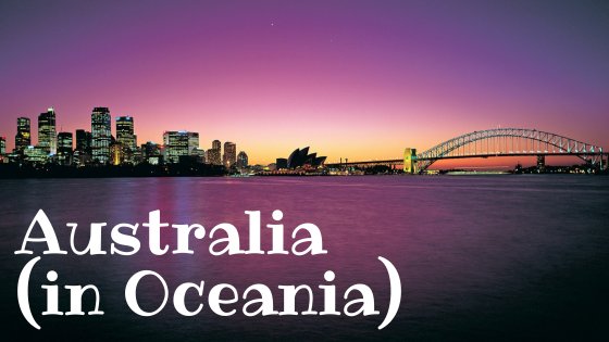 australia in oceania 300