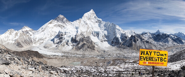 Monte Everest e Ghiacciaio del Khumbu