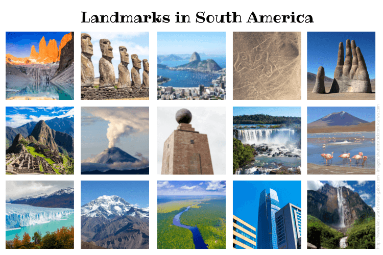 landmarks in south america