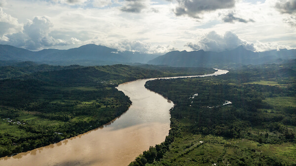 Amazon river in Peru