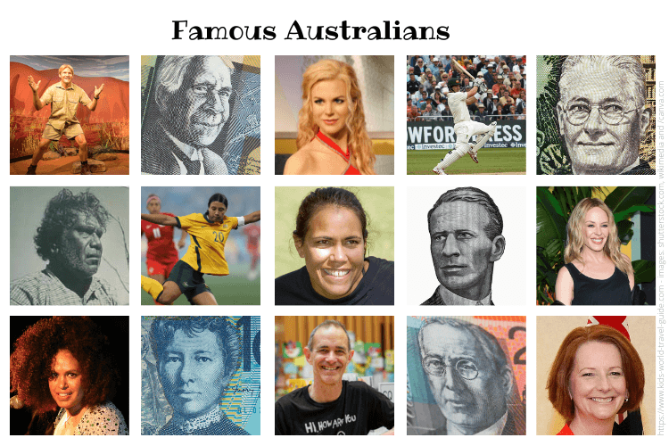 famous australians