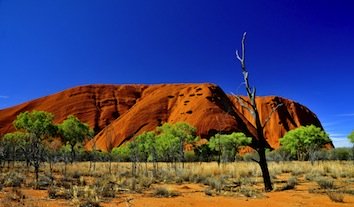 Uluru or Ayers Rock in Australia