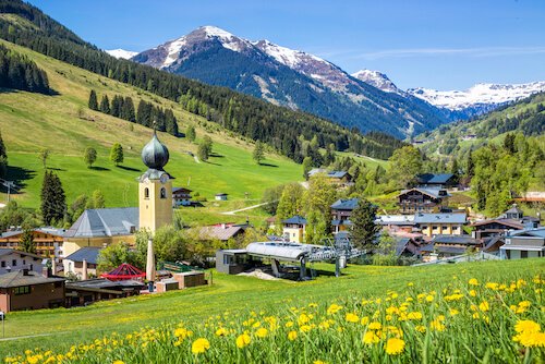 Austria Facts: Saalbach is among the most popular tourist towns in Austria
