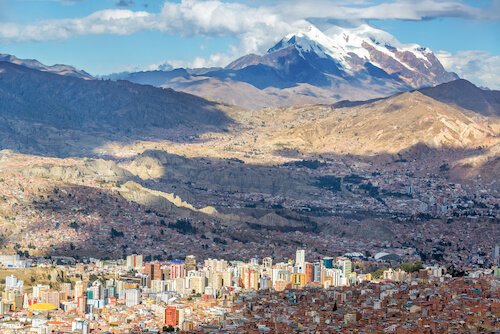 La Paz aerial