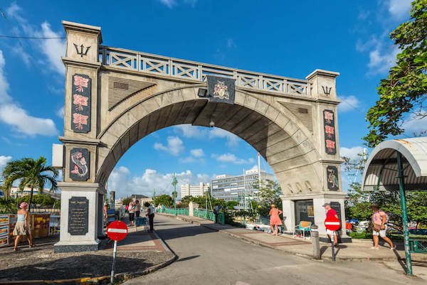 Bridgetown Independence Gate - image by Byvalet/shutterstock.com
