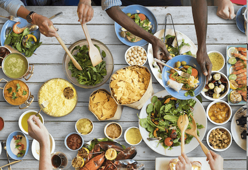 Christmas lunch in South Africa