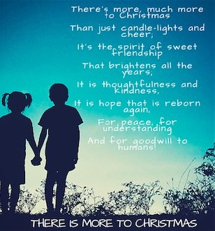 Poem: There is more to Christmas