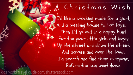 christmas: poems for kids: a Christmas wish