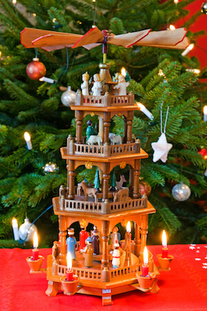 German christmas pyramid - image shutter stock