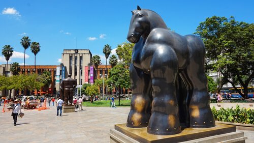 Sculpture by Botero in Medellin - image by Alejo Miranda