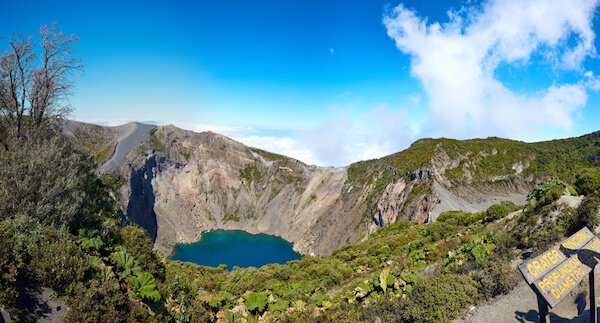 Volcán Irazú is Costa Rica's highest volcano.