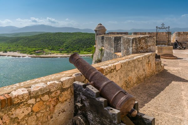 castle in Santiago de Cuba