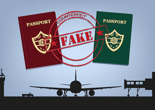 Fake passports will be found out!