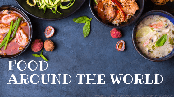 food around the world tile