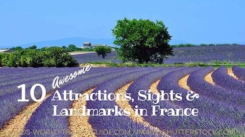 10 Top Attractions in France - Lavender Field