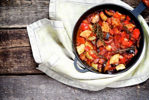 Ratatouille dish