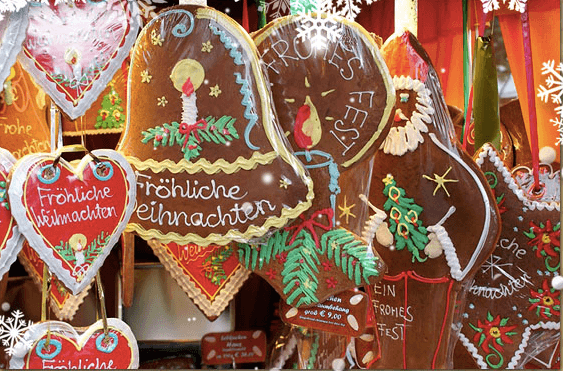 Frohe Weihnachten Lebkuchen