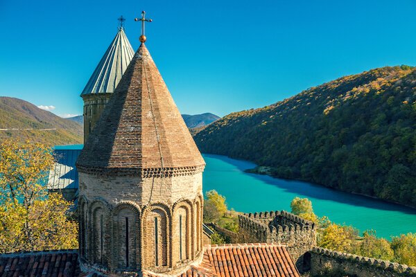 Zhinvali Dam in Georgia