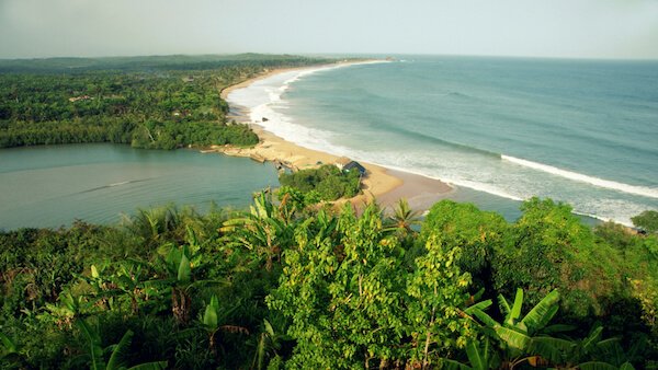 Ghana coastline