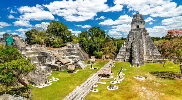 Ruins of Tikal in Guatemala