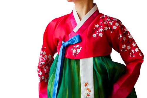 Korean hanbok dress
