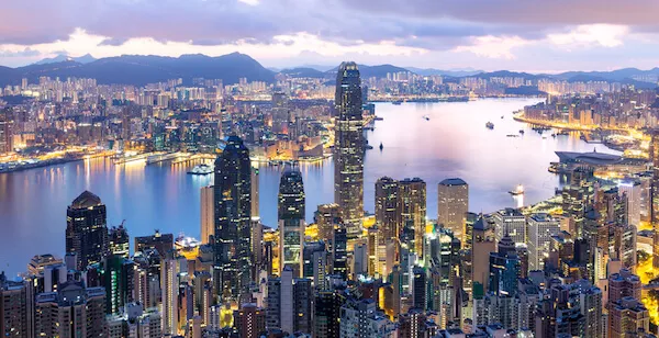 Hong Kong City Skyline at Twilight Hong Kong City Skyline at Twilight