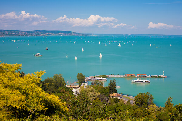 Lake Balaton in Hungary