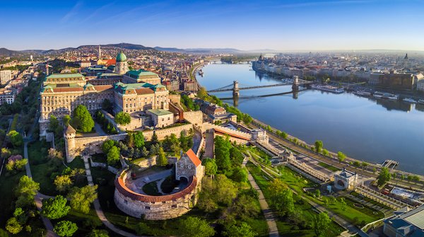 Castle hill in Budapest/Hungary