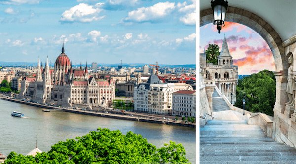 Hungary: Parliament in Budapest and Fishermen's Bastion