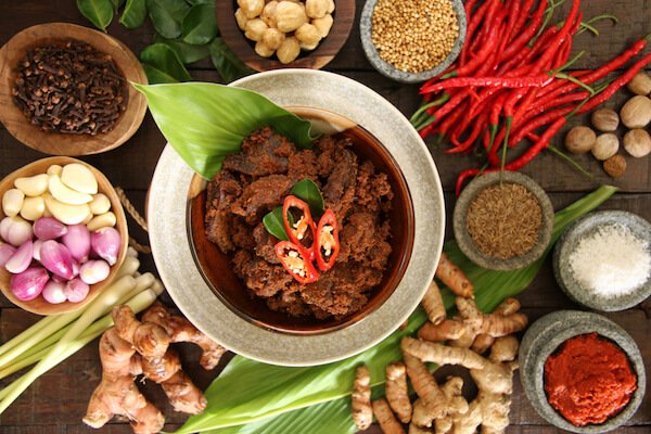 Rendang Sapi Indonesian food