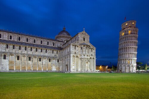 Leaning Tower of Pisa in Italy