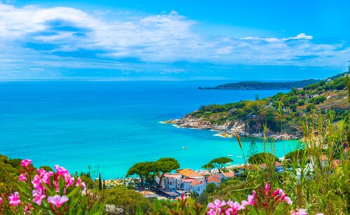 Isola Elba in Italy