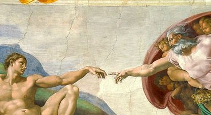 Michelangelo painting Creation of Adam