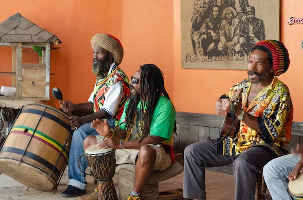 Reggae musicians in Jamaica - image by LostMountainStudio/shutterstock.com