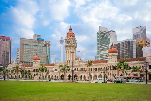Sultan Abdul Samad building, former court building in Kuala Lumpur