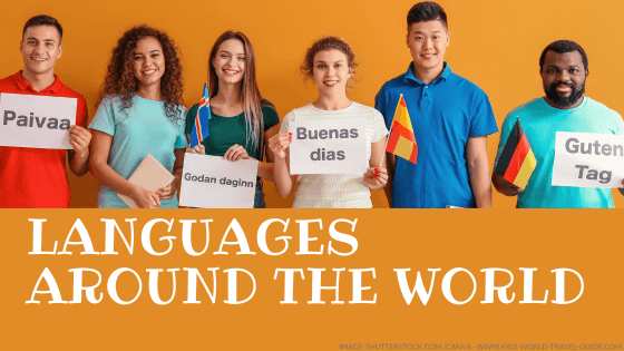 languages around the world tile