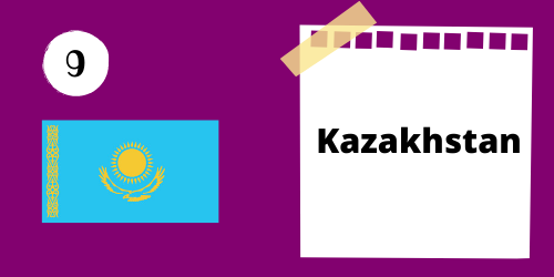 Kazakhstan: ninth largest country in the world - facts