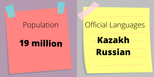 Kazakhstan: population and language