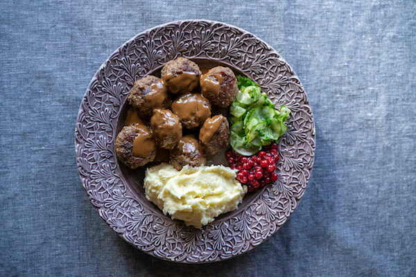 Food in Sweden: Swedish Meatballs - Credits: Lieselotte van der Meijs/imagebank.sweden.se